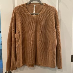 Crew knock waffle sweater